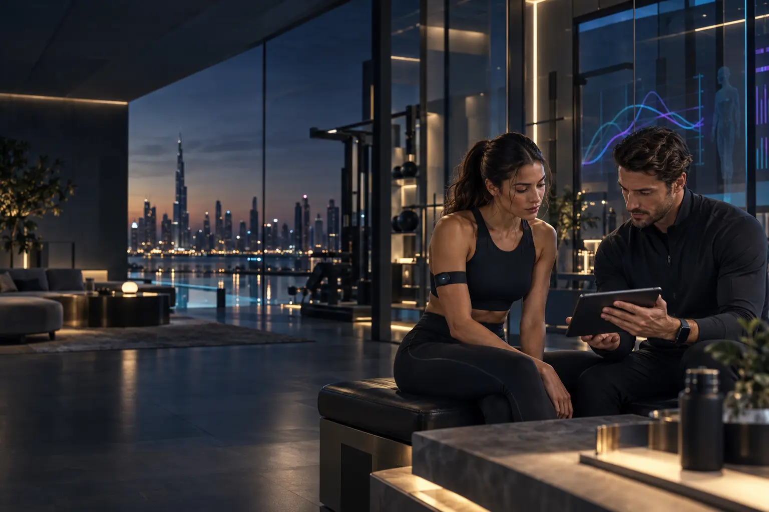 ASCEND Atlas concept artwork showing a personal intelligence interface, not a commercial launch
